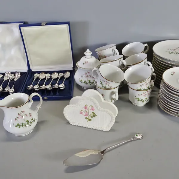Kaffeservis "Linnaea Borealis" Svaneholm 1530, 1900-tal