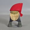 Träsnidad skulptur "Tomte" Maja Hallgren "Tras-Maja"