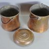 2 st. hinkar en med lock, 1800-tal