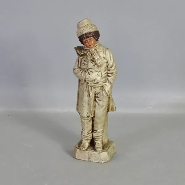 Figurin "Sotpojke" 1900-tal