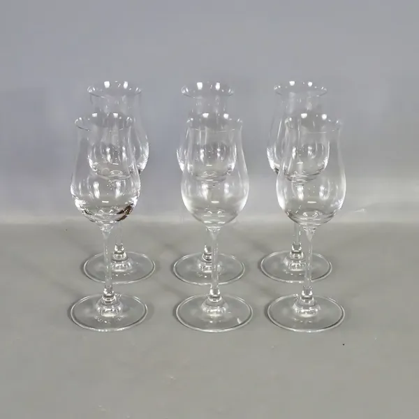 6 st. avecglas, Riedel, 1900-talets slut