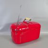 Kylbox 12V, med CD-spelare och radio "Coca-Cola" retrostil, USA, 1900-tal
