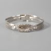 Armband med stenar, silver