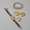 5 st armbandsur, dam, vissa med gulddetaljer
