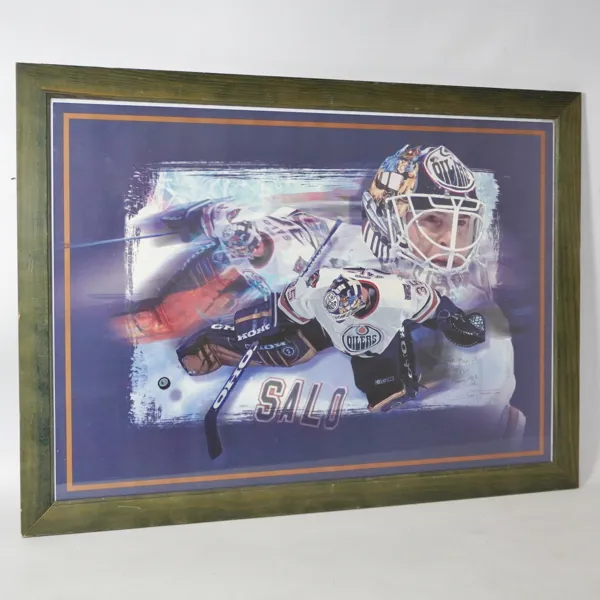 Affisch "Tommy Salo" signerad