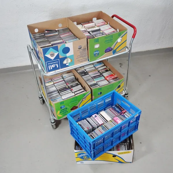 Stort parti CD-skivor, mestadels klassiskt & opera