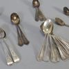 Parti kaffeskedar, silver