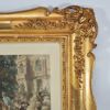Äldre tryck "Reception at Versailles" guldram