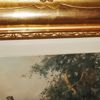 Äldre tryck "Reception at Versailles" guldram