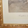 Äldre tryck "Reception at Versailles" guldram