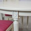 Bord med 4 stolar, gustaviansk stil, 1900-tal