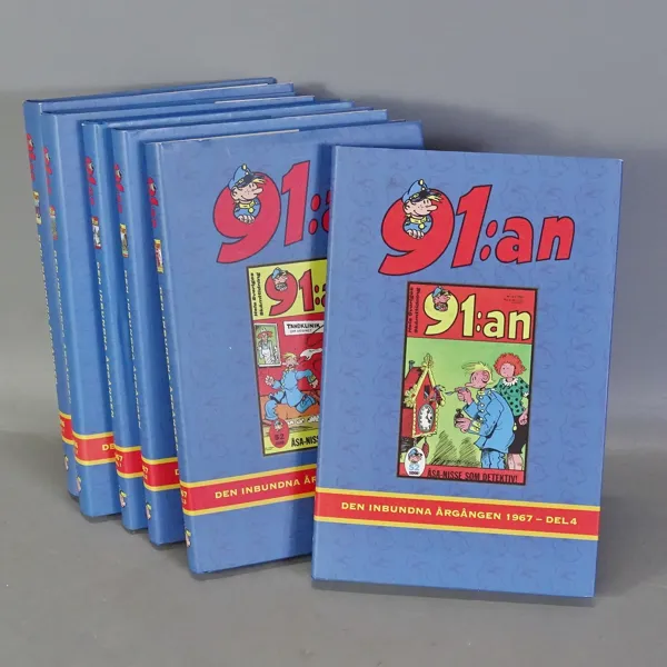 Serier "91:an " inbundna, 1966 och 67 Egmont Kärnan AB, 2011