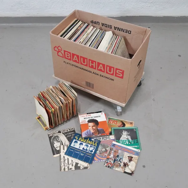 Parti vinylskivor, LP/singlar, blandade genrer