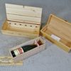 3 st. trälådor för Champagne/vin, 19/2000-tal