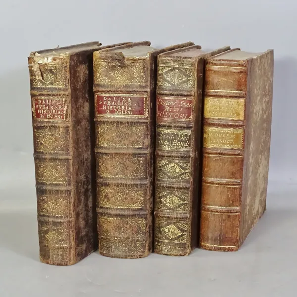 Äldre böcker, "Dalins, Svea rikes historia" 1700-tal