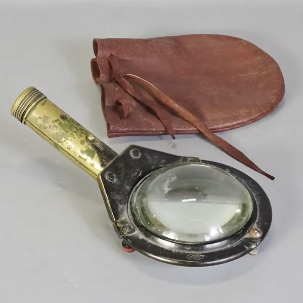 Förstoringsglas med belysning, AGA, 1900-talets första hälft