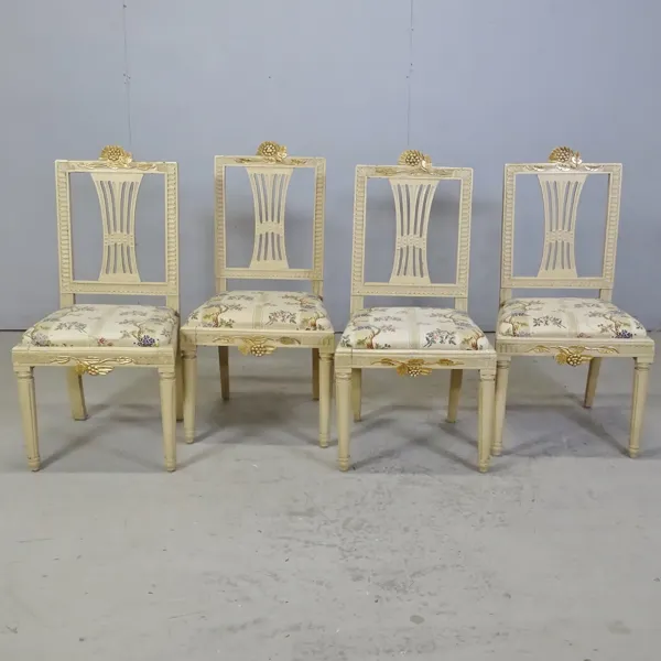 4 st. stolar, Gustavianska, 17/1800-tal