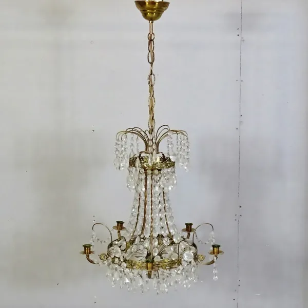 Kristallkrona, empirestil, 1900-tal