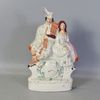 Figurin "Skotskt par" Staffordshire, England, 18/1900-tal