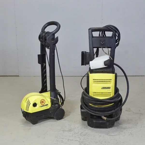 2 st. högtryckstvättar, Kärcher, K 5.55 J och 490