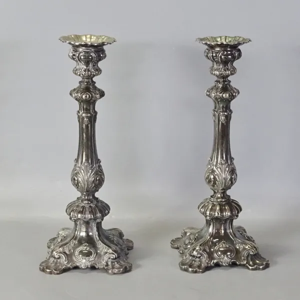 1 par ljusstakar, barockstil, 1900-tal