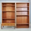Bokhylla, 2 sektioner, 1950/60-tal, teak