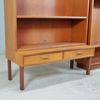 Bokhylla, 2 sektioner, 1950/60-tal, teak