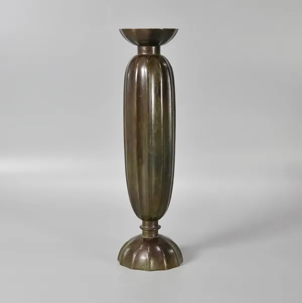 Vas, Art Deco, patinerad brons, 1900-tal