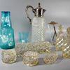 Diverse äldre glas & kristallföremål