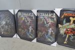 2+2+1 st. 3-D-tavla, "Metallica samt snarlikt motiv"