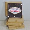 4 st. ljusskyltar "Welcome to Fabulous Las Vegas Nevada"