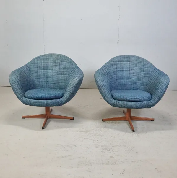 1 par snurrfåtöljer, 1960/70-tal