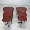 2 st satsbord, mahogny, 1900-tal