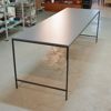 Stort bord, underrede i smide, 275 cm