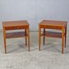 1 par sängbord, teak, 1900-tal