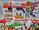 9 st. stora serieböcker, Walt Disney, 1900-talets andra hälft
