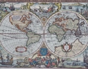 Äldre grafiskt tryck Orbis geographica ac hydrograpica tabvla 1643