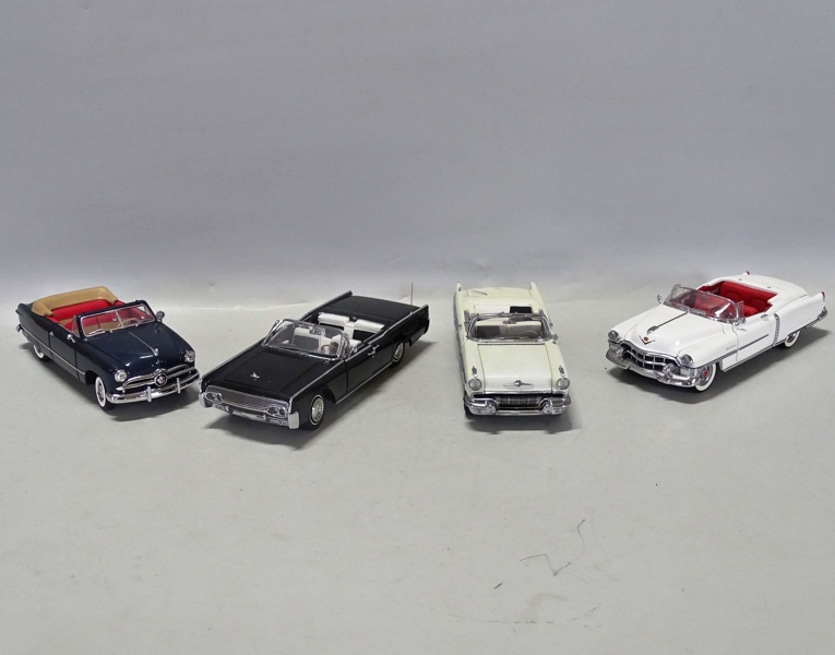 4 st. bilmodeller, Franklin mint precision models 1:24