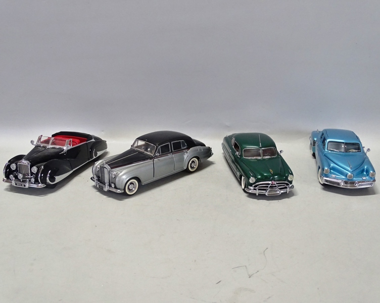 4 st. bilmodeller, Franklin mint precision models 1:24