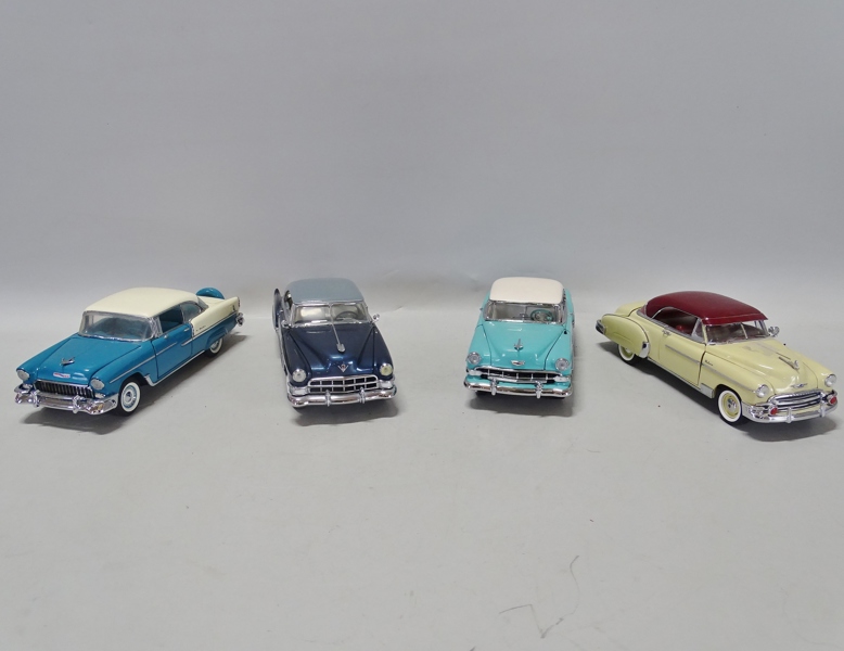 4 st. bilmodeller, Franklin mint precision models 1:24