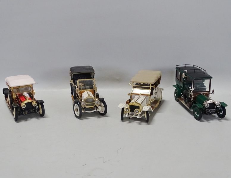 4 st. bilmodeller, Franklin mint precision models 1:24