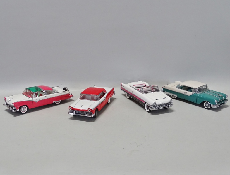 4 st. bilmodeller, Franklin mint precision models 1:24