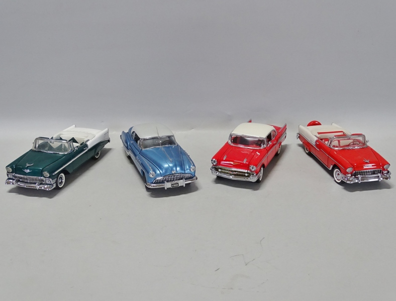 4 st. bilmodeller, Franklin mint precision models 1:24