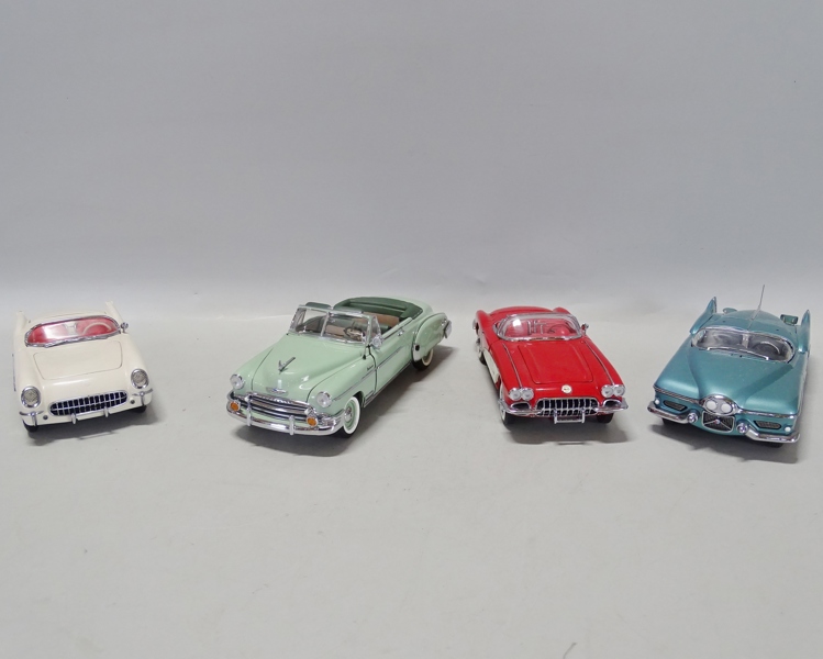 4 st. bilmodeller, Franklin mint precision models 1:24