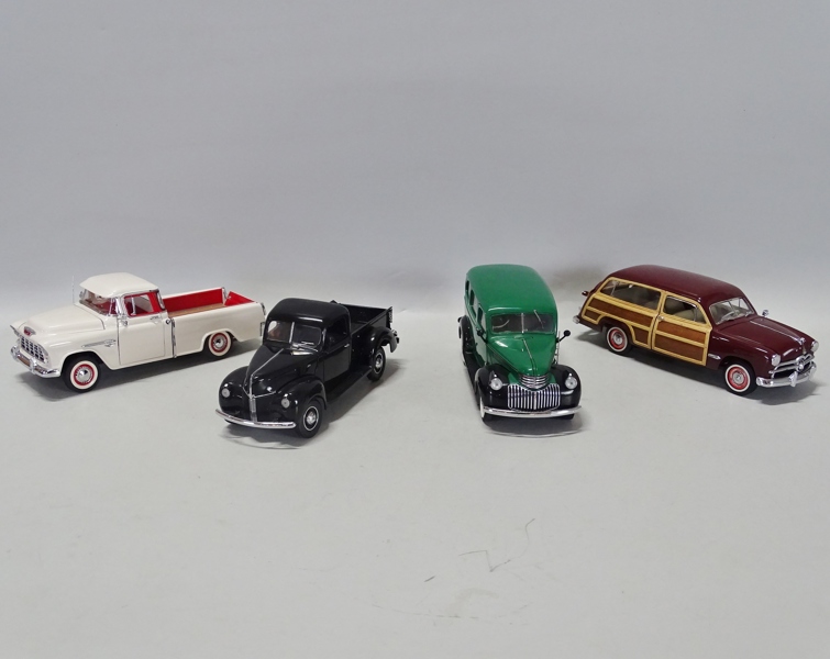 4 st. bilmodeller, Franklin mint precision models 1:24