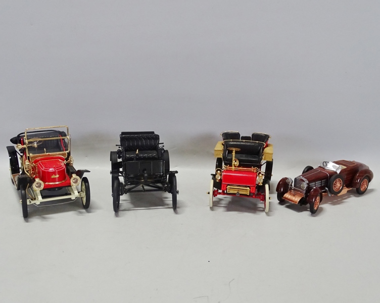 4 st. bilmodeller, Franklin mint precision models 1:24