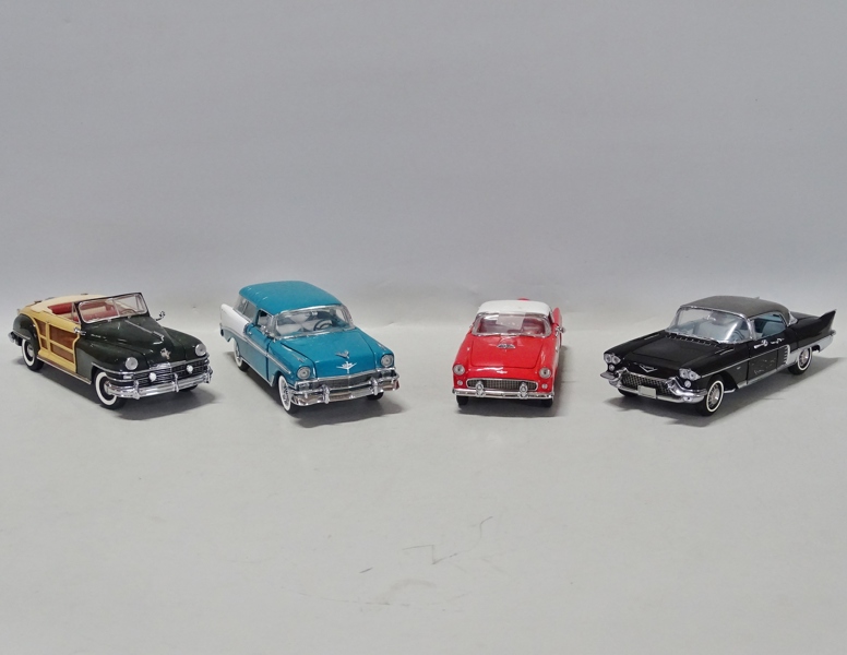 4 st. bilmodeller, Franklin mint precision models 1:24