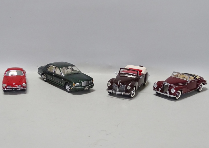 4 st. bilmodeller, Franklin mint precision models 1:24