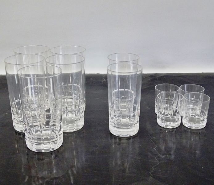 5+2+4 glas "City" Vicke Lindstrand, Kosta Boda