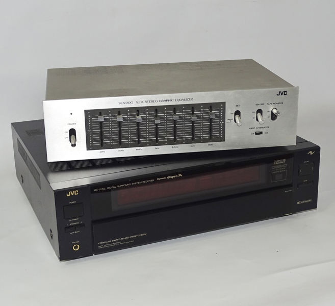 Receiver samt equalizer, JVC